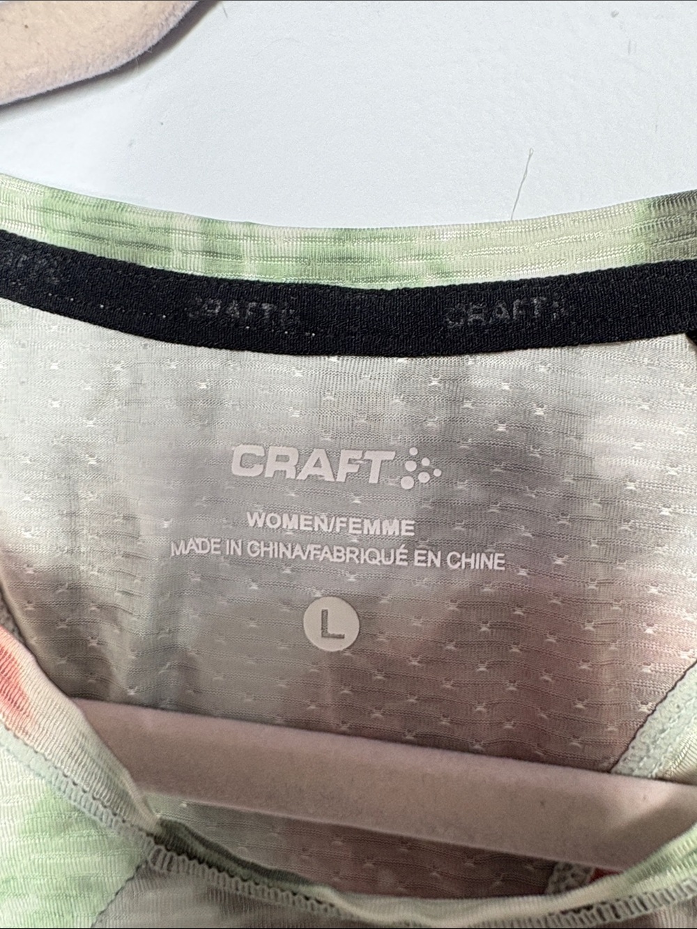 Craft Green and Red Abstract-Print Performance Tank - Picture 3 of 8